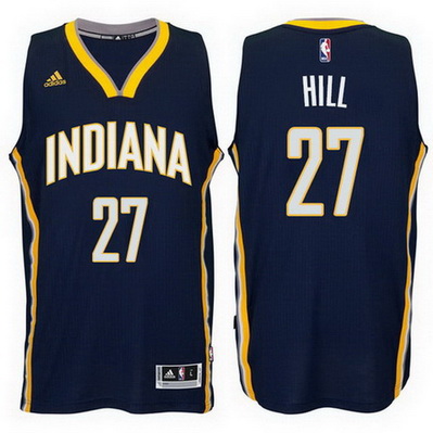 maglia nba jordan hill 27 2015 indiana pacers blu