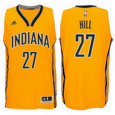 canotta basket jordan hill 27 2015 indiana pacers giallo