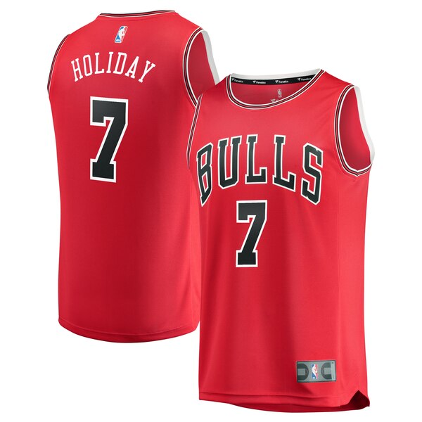 canotta basket Justin Holiday 7 2020 chicago bulls rosso