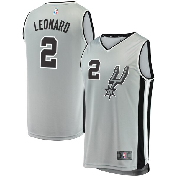 maglia basket kawhi leonard 2 2019-2020 san antonio spurs grigio