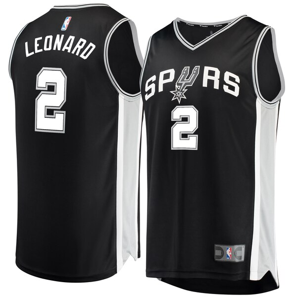 maglia basket kawhi leonard 2 2019-2020 san antonio spurs nero