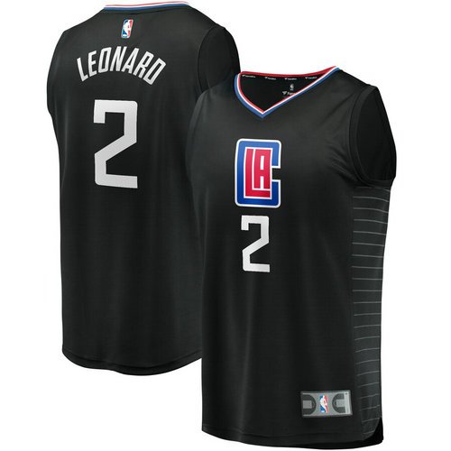 canotta nba Kawhi Leonard 2 2019 los angeles clippers nero