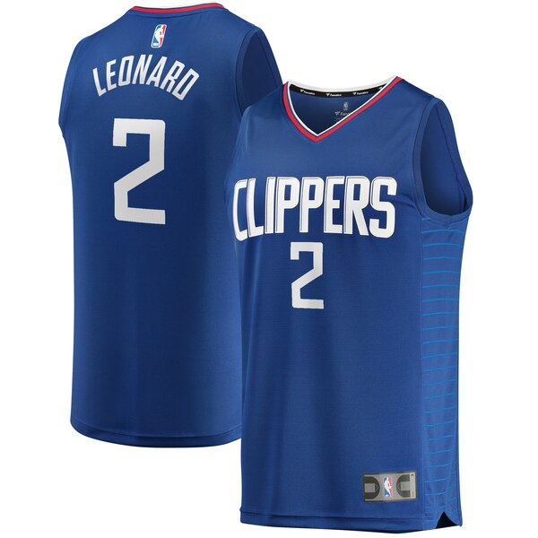 canotta nba Kawhi Leonard 2 2020 los angeles clippers blu