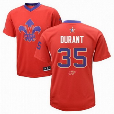 maglie uomo kevin durant 35 nba all star 2014 rosso