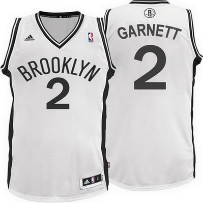 maglia nba kevin garnett 2 brooklyn nets rev30 bianca