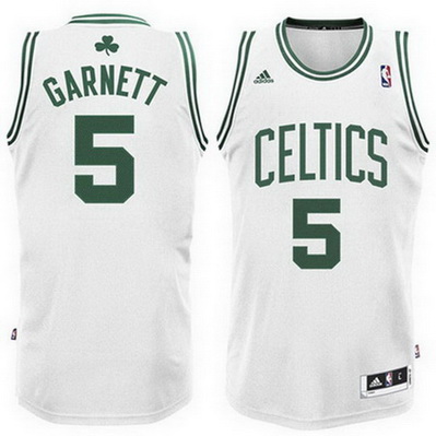 maglia basket kevin garnett 5 boston celtics rev30 bianca