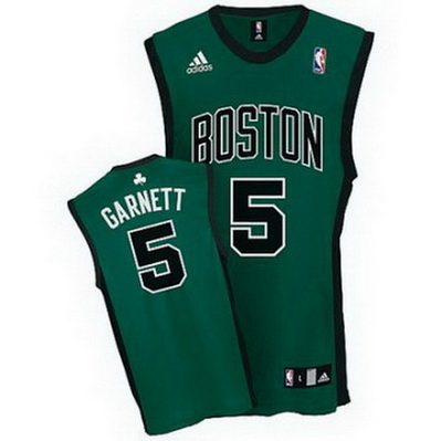 maglia nba kevin garnett 5 boston celtics rev30 nero