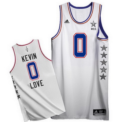 maglie uomo kevin love 0 nba all star 2015 bianca