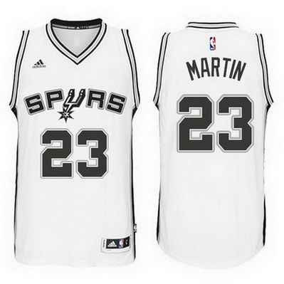 maglia kevin martin 23 2015 san antonio spurs bianca