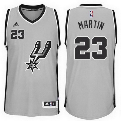 canotta nba kevin martin 23 2015 san antonio spurs grigio