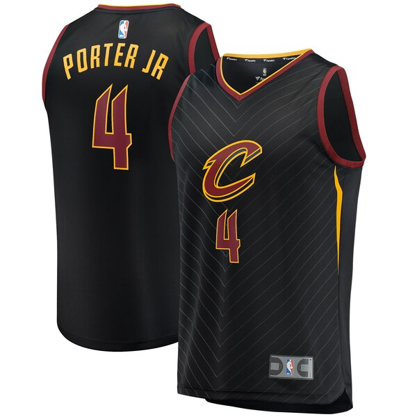 maglia basket Kevin Porter Jr. 4 2019-2020 cleveland cavaliers nero