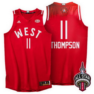 maglie uomo klay thompson 11 nba all star 2016 rosso