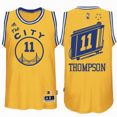 canotta klay thompson 11 retro golden state warriors the city