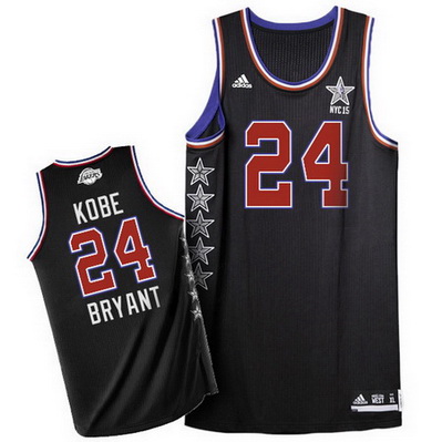 maglia basket kobe bryant 24 nba all star 2015 nero