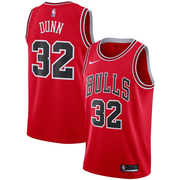 canotta basket Kris Dunn 32 2019-2020 chicago bulls rosso