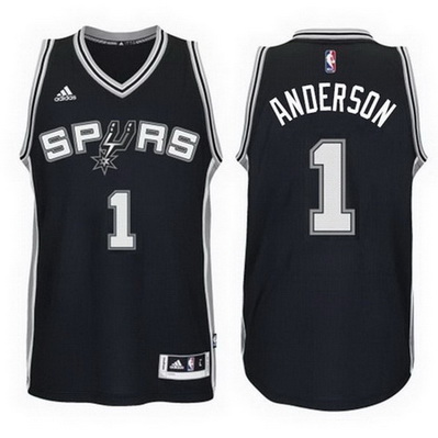 canotta kyle anderson 1 2015 san antonio spurs nero