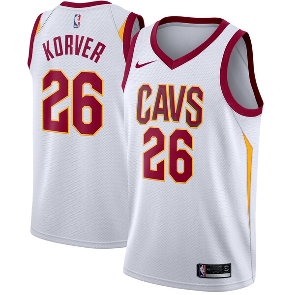 maglia basket kyle korvers 26 2019 cleveland cavaliers bianca