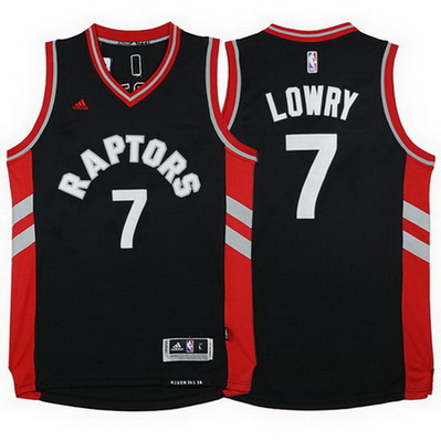 maglia nba kyle lowry 7 2015 toronto raptors nero