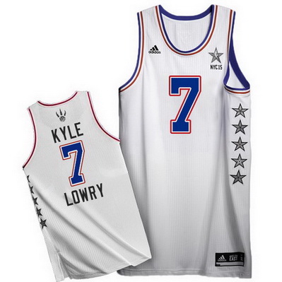 maglia uomo kyle lowry 7 nba all star 2015 bianca