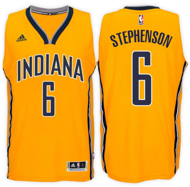 Maglie Basket Lance Stephenson 6 Indiana Pacers Giallo
