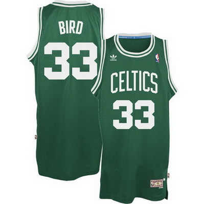 canotta nba larry bird 33 retro boston celtics verde