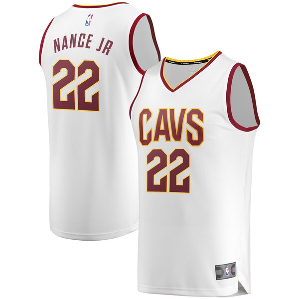 maglia basket larry nance jr. 22 2020 cleveland cavaliers bianca