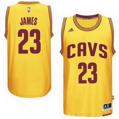 maglia nba lebron james 23 2015 cleveland cavaliers giallo