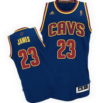 maglia uomo lebron james 23 cleveland cavaliers rev30 blu