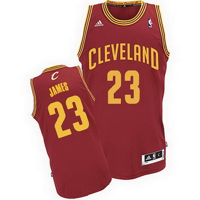 canotta basket lebron james 23 cleveland cavaliers rev30 rosso