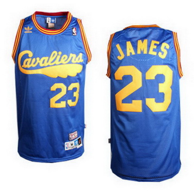 canotta lebron james 23 retro cleveland cavaliers blu