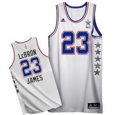 maglie basket lebron james nba all star 2015 bianca