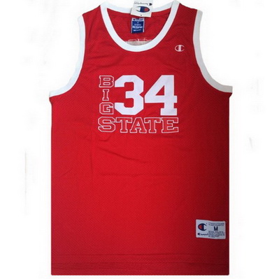 maglia uomo lincoln ray allen 34 jesus shuttlesworth rosso