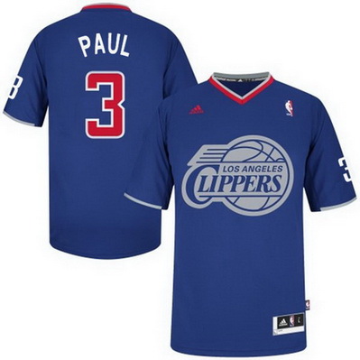 maglia uomo los angeles clippers natale 2013 chris paul 3 blu