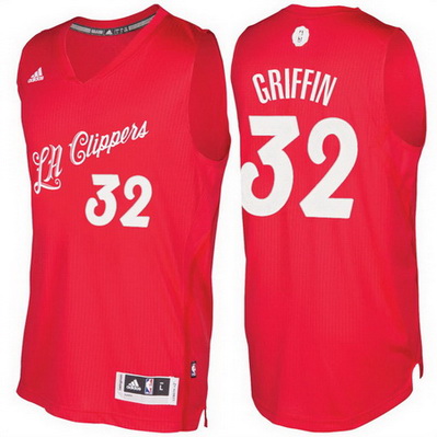 canotte los angeles clippers natale 2016 blake griffin 32 rosso