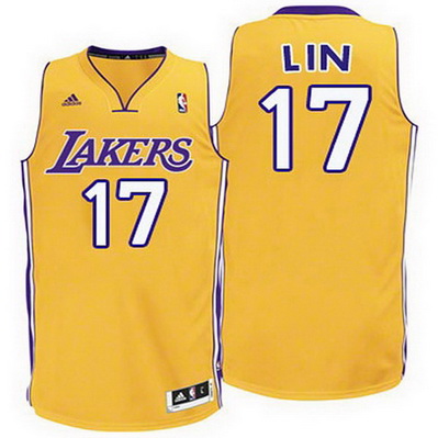 canotta los angeles lakers bambino jeremy lin 17 giallo