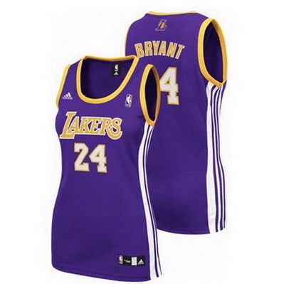 maglia nba donna los angeles lakers kobe bryant 24 porpora