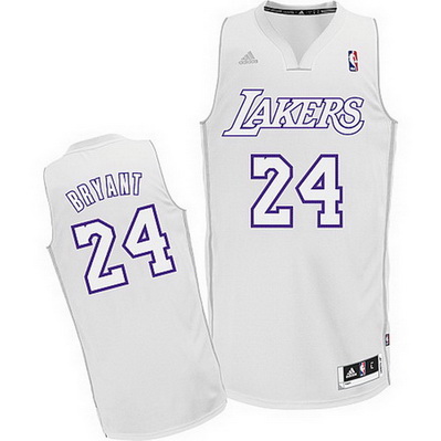 maglia nba los angeles lakers natale 2012 kobe bryant 24 bianca