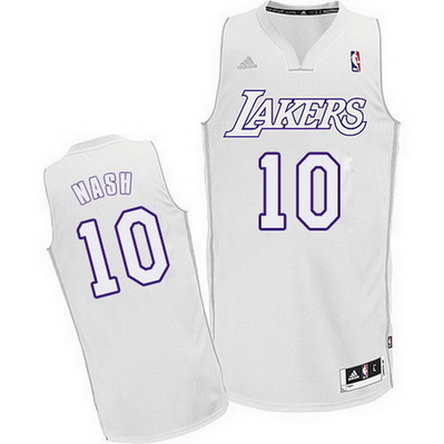 canotte uomo los angeles lakers natale 2012 steve nash 10 bianca