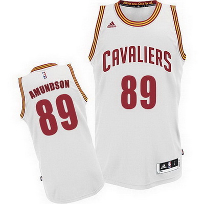 maglia basket lou amundson 89 cleveland cavaliers rev30 bianca