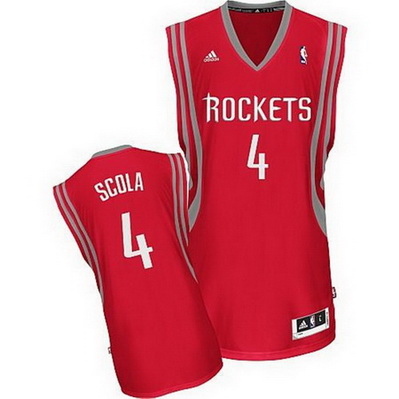 canotta nba luis scola 4 houston rockets rev30 rosso