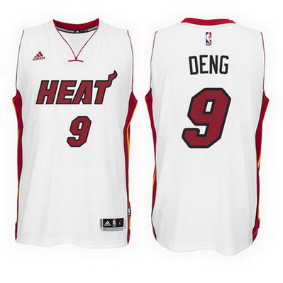 canotta basket luol deng 9 2015 miami heat bianca