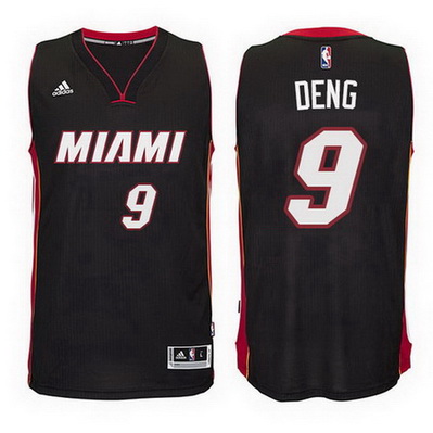 maglia nba luol deng 9 2015 miami heat nero