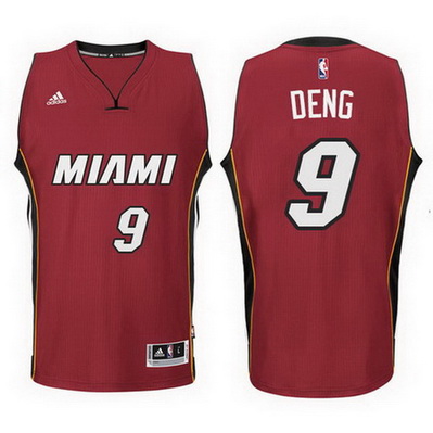 canotta luol deng 9 2015 miami heat rosso