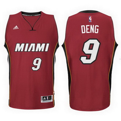 canotta luol deng 9 2015 miami heat rosso