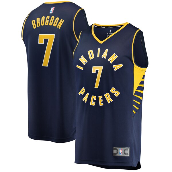 maglia Malcolm Brogdon 7 2020 indiana pacers navy
