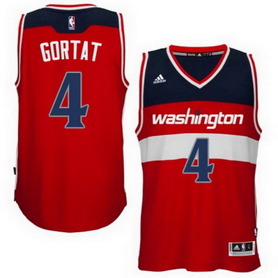 maglia nba marcin gortat 4 2015 washington wizards rosso