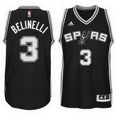 maglia marco belinelli 3 2015 san antonio spurs nero