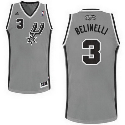 maglia basket marco belinelli 3 san antonio spurs rev30 grigio