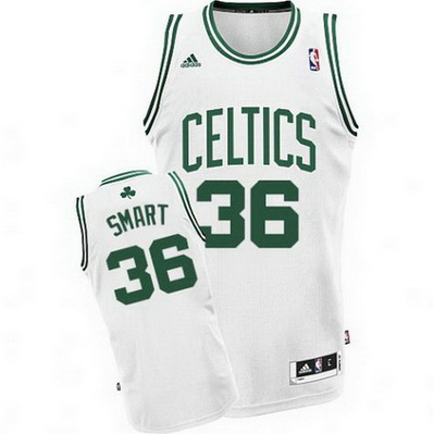 maglia basket marcus smart 36 boston celtics bianca