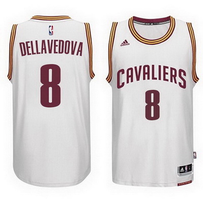 maglia matthew dellavedova 8 2015 cleveland cavaliers bianca